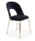 Svart matstol Arco