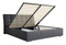 Säng med förvaring svart 160x200 Amber