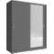 Grafit garderob med spegel 150 cm MAI