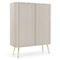 beige / guld