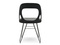 Modern stol svart/svarta ben AIDA