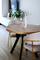 Utdragbart runt bord OLIVERO craft ek / svart