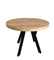 Utdragbart runt bord OLIVERO craft ek / svart