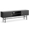 Svart TV-bänk 155 cm SPELLO