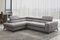 Grå hörnsoffa med sovfunktion vänster ANORA