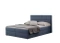 Kontinentalsäng med två förvaringsmöjligheter 160x200 marinblå Berlin