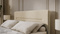 Beige ställbar säng 160x200 BELLIS