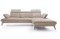 Beige hörnsoffa höger SANTI