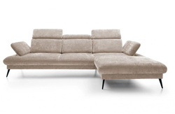 Beige hörnsoffa höger SANTI