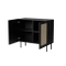 2 dörrars byrå svart BAGGIO