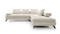 Beige hörnbäddsoffa höger FLORENCE