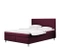 Kontinentalsäng med madrasser 200x200 vinröd BALTIC