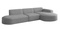 Grå hörnsoffa höger PARMA L