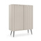 beige / svart