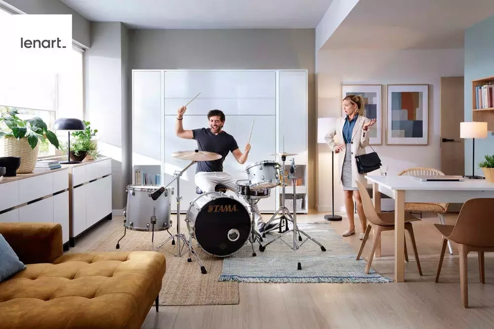 Överskåp BC-11 för Bed Concept BC-06 grått