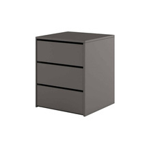 Garderobsinredning - byrå med lådor grå IBIS