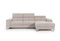 Hörnbäddsoffa med behållare beige ASTI MINI