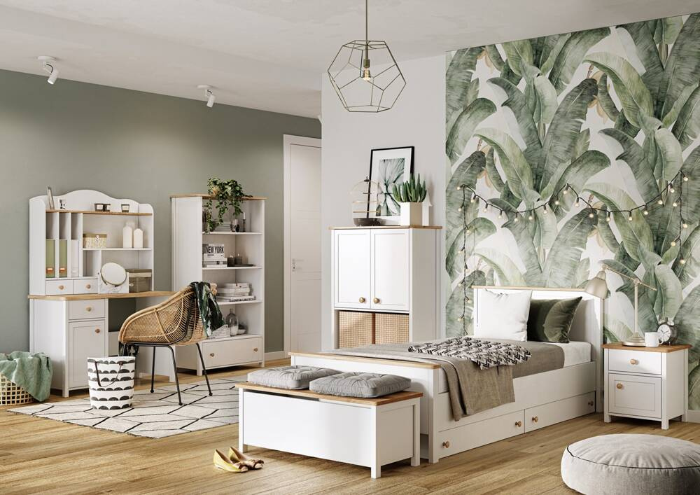 Billig säng med madrass STORY