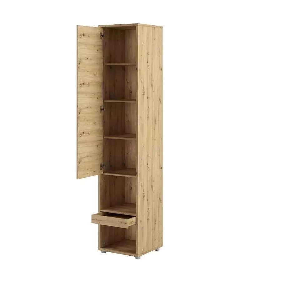 Bokhylla till skåpsäng artisan ek Bed Concept BC-07