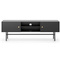 Svart TV-bänk 155 cm SPELLO