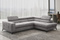 Grå hörnsoffa med sovfunktion höger ANORA