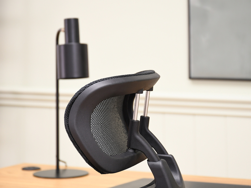 Kontorsfåtölj svart med svarta ben HANOI