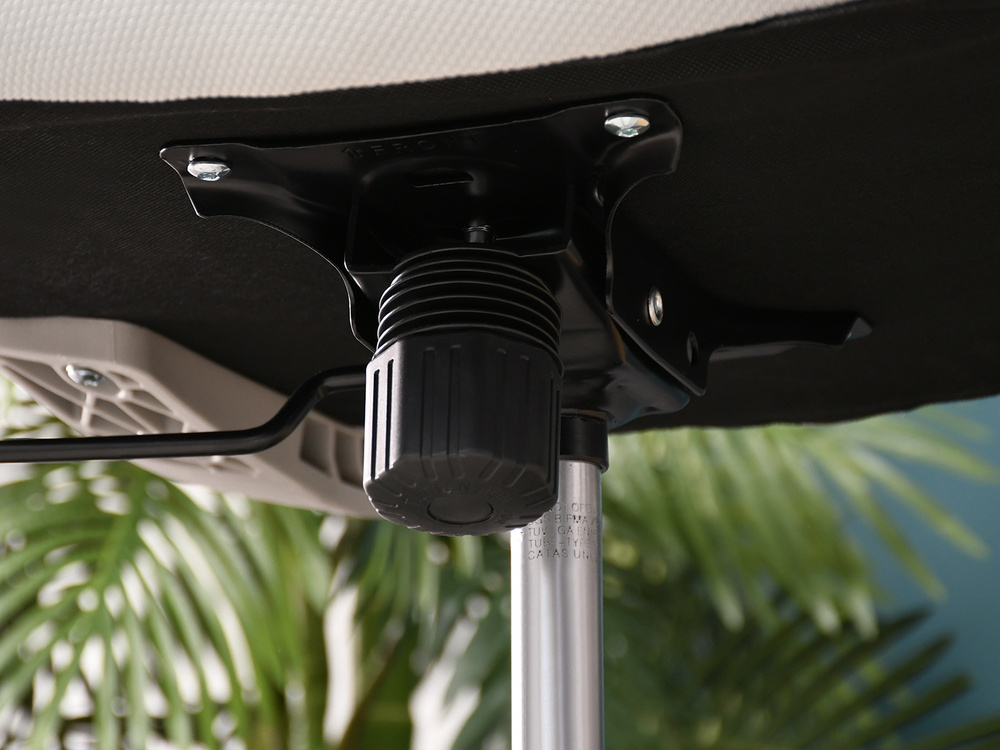 Kontorsfåtölj grå, grå ben BASTI