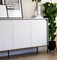 Vit låg byrå 196 cm TREND