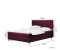 Kontinentalsäng med madrasser 160x200 vinröd BALTIC