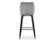 Hocker grå svart ben GASPAR