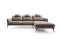 Brun hörnsoffa vänster PORTIMAO