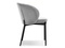 Modern stol grå svarta ben FELICE