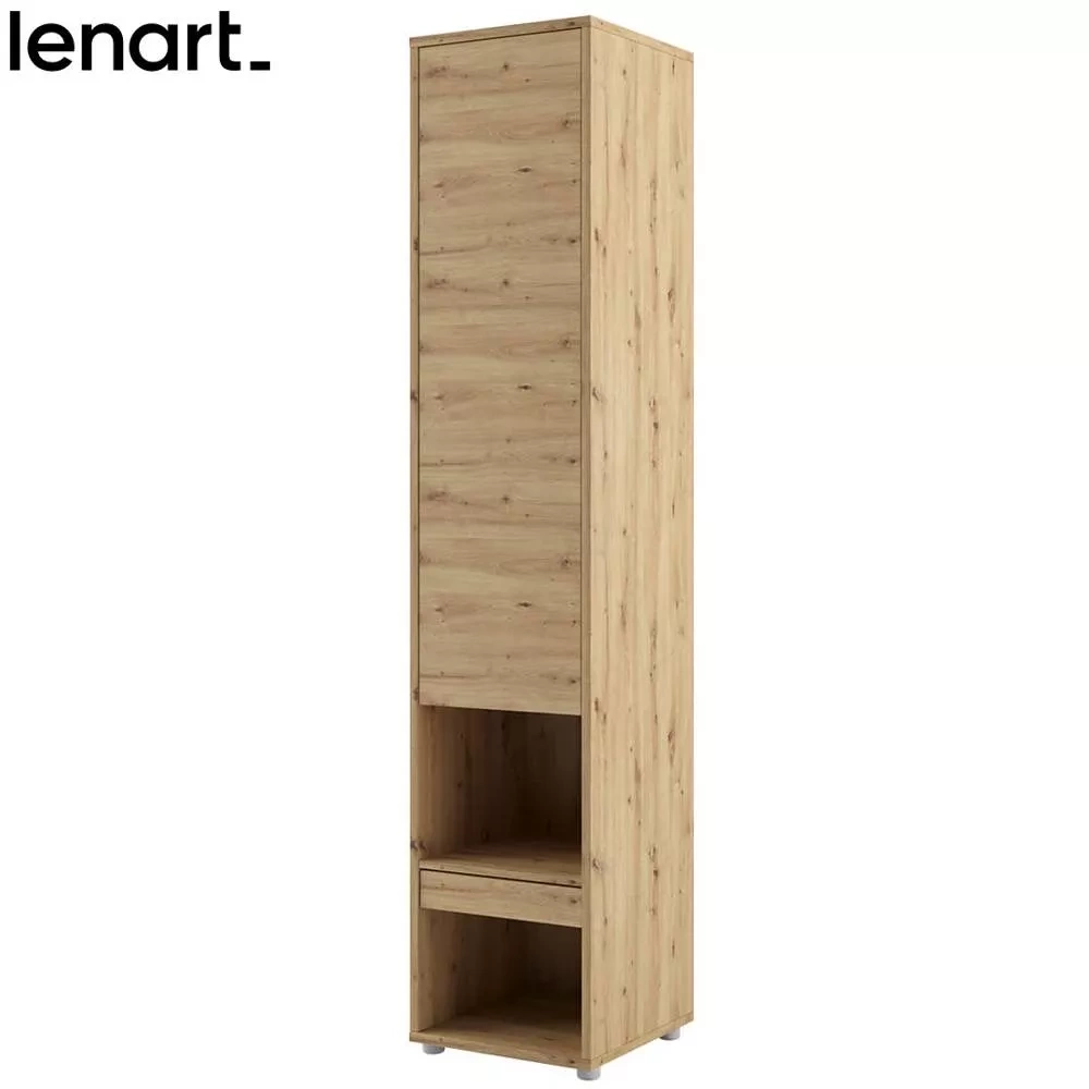 Bokhylla till skåpsäng artisan ek Bed Concept BC-07