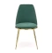 Grön stol velour K460