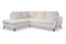 Beige hörnsoffa med sovfunktion höger GENEVA