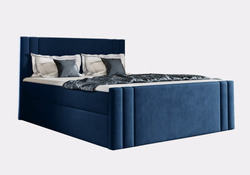 Kontinentalsäng med förvaring 180x200 mörkblå CARMEN