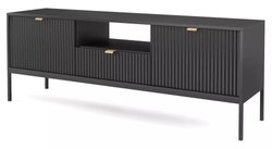 Svart tv-bänk VOLARE