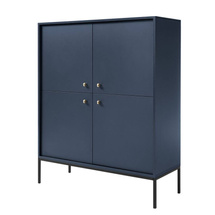 Hög byrå Mono mörkblå