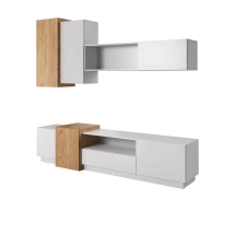 Mediamöbler vit / ek craft 3D