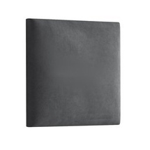 Stoppad väggpanel 30x30 mörkgrå LUX