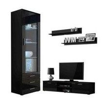 Mediamöbler för vardagsrummet svart SOHO 7