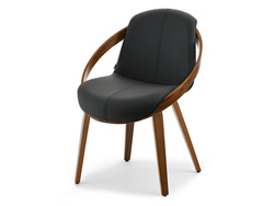 Valnötsbeige/ekben LAGOS stol