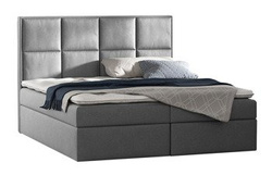 Kontinentalsäng 140x200 grå GALAXY