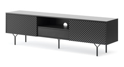 Svart Tv Bänk 180cm RAVEN