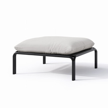 Liten trädgårdsbänk grå/ svart VELUCCI