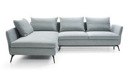 Hörnbäddsoffa vänster grå Calabria