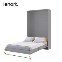 Sängskåp grå 140x200 Concept Pro CP-01