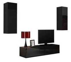 Mediamöbler svart Vigo 7