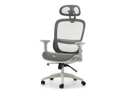 Kontorsfåtölj grå/svart ben IKER