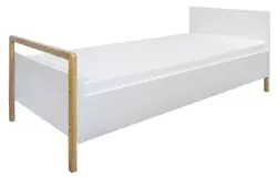 Säng med madrass 80x180 vit VICTOR